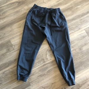 Grey Nike jogger pants